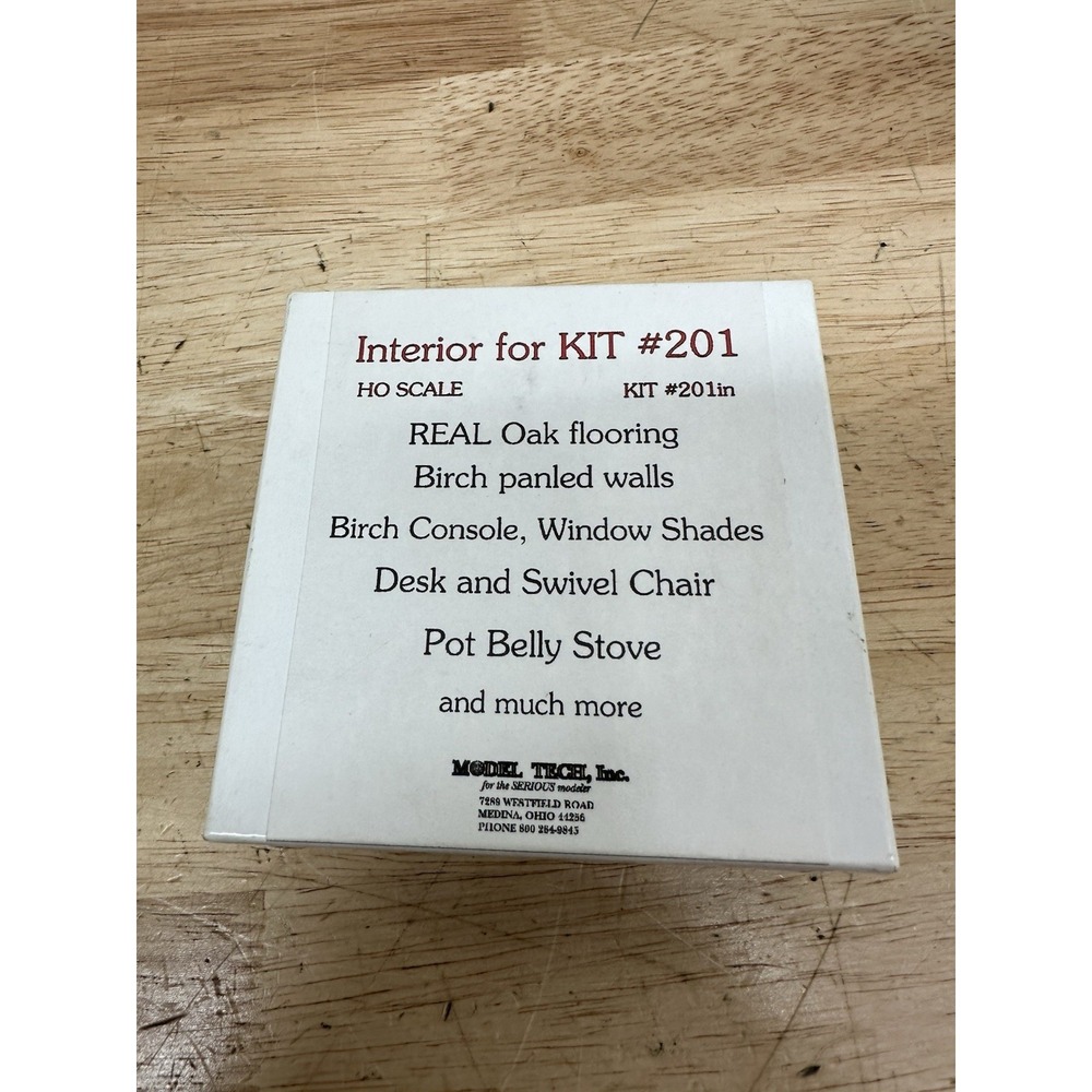 Model Tech HO Scale Interior For Kit #201 - Picture 2 of 4